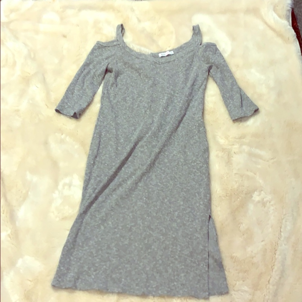 JustFab midi with a slit